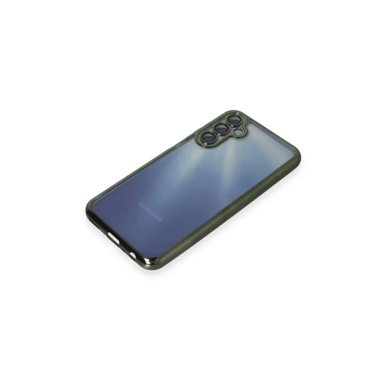 Samsung Galaxy A55 5g Kılıf Razer Lensli Silikon - Yeşil görsel 4