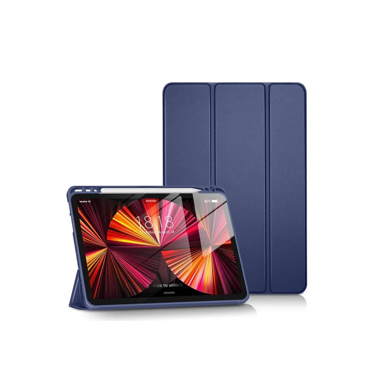 Apple İpad Pro 11 (2024) Kılıf Tablet Smart Kılıf - Lacivert