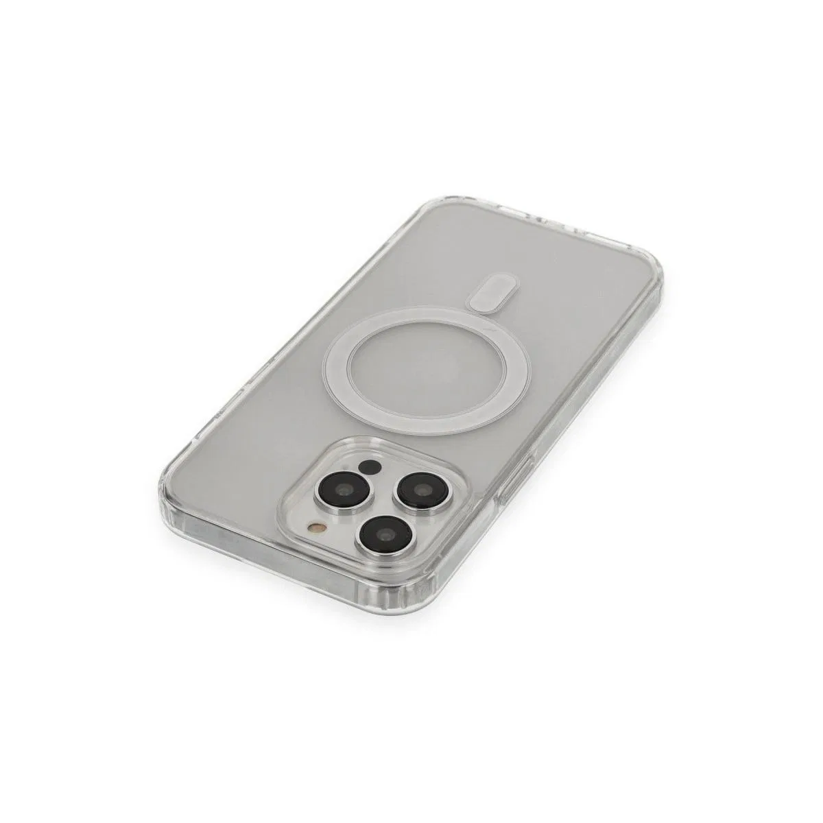 Apple İphone 14 Pro Max Kılıf Matte Şeffaf Magneticsafe - Şeffaf görsel 3