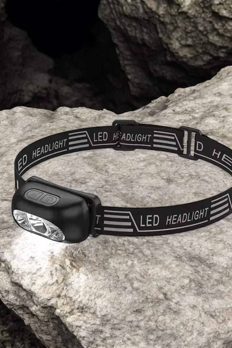 Kamp Lambası Led Işık Kafa Lambası Balıkçı Lambası Ayarlanabilir görsel 2