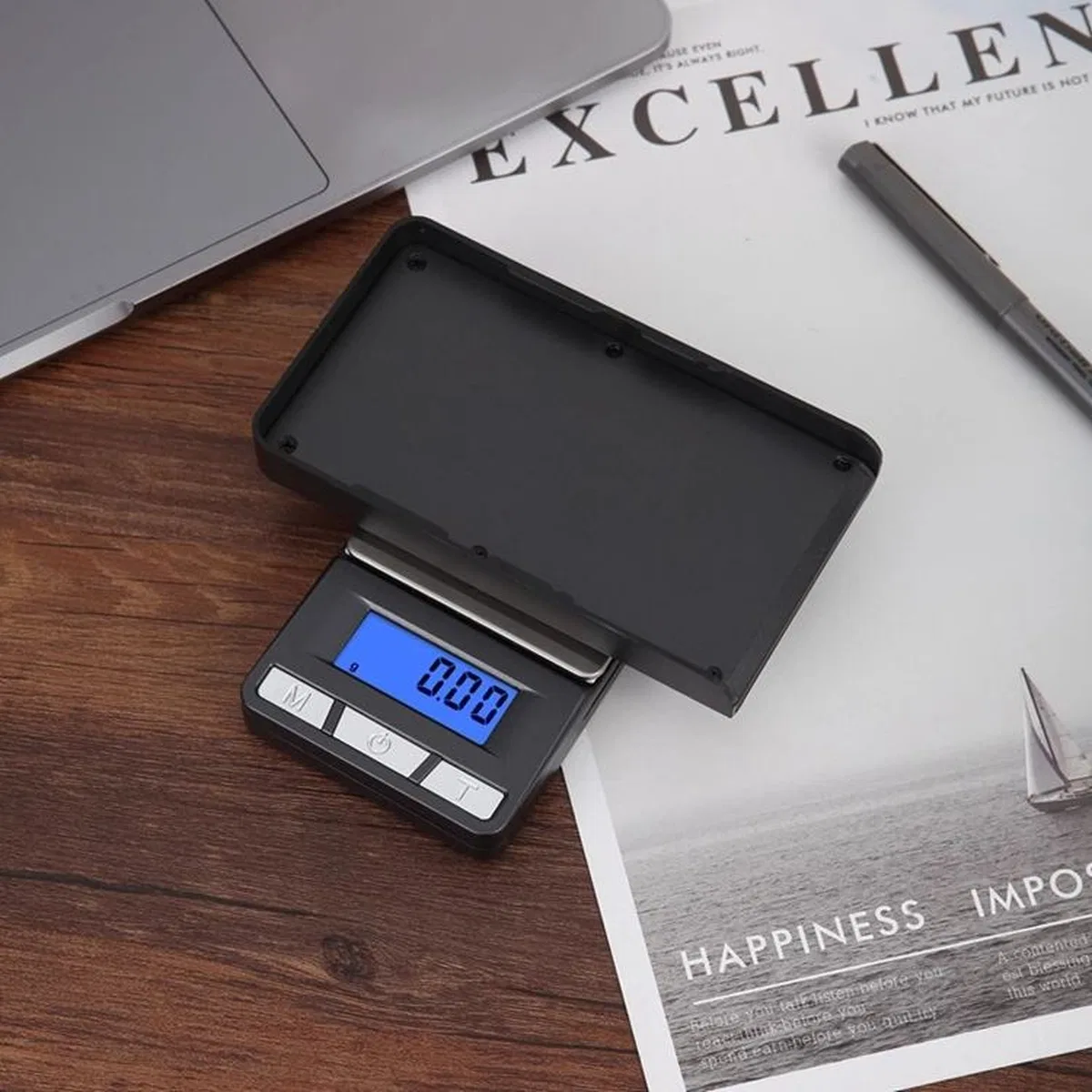 Lcd Ekran Elektronik Hesap Makineli Hassas Dijital Takı Altın Gram Ölçer Terazi (500g 0. 1g) görsel 7