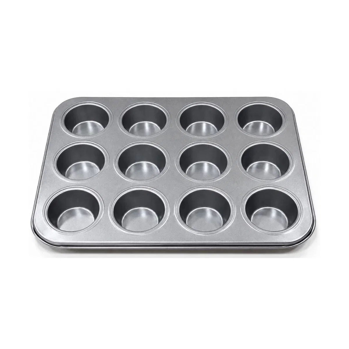 12'li Metal Muffin Kek Kalıbı