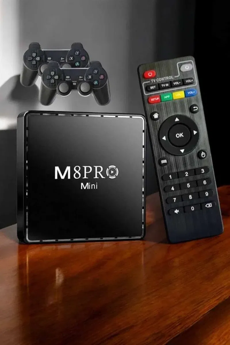 TV Box Çift Oyun Kollu 10000 Oyunlu Atari görsel 5
