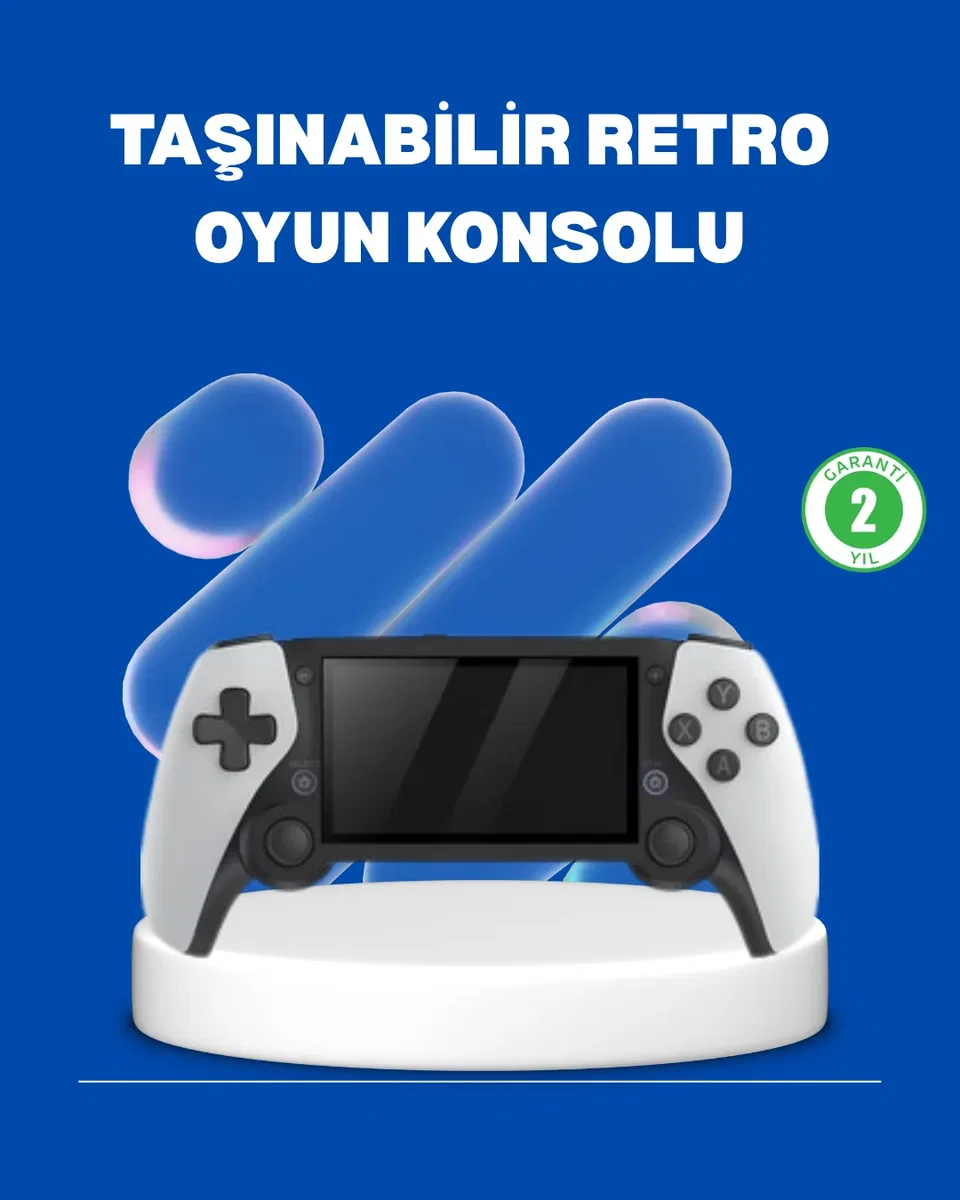 Taşınabilir 4. 3” Ekranlı Retro Oyun Cihazı