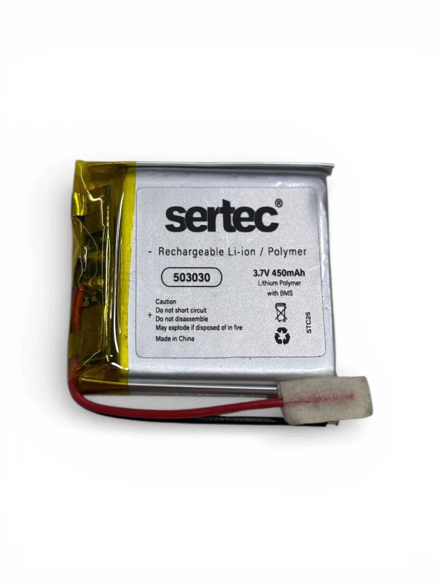 Sertec 503030 3. 7v 450mah Li-polymer Pil (devreli/1. 5a)
