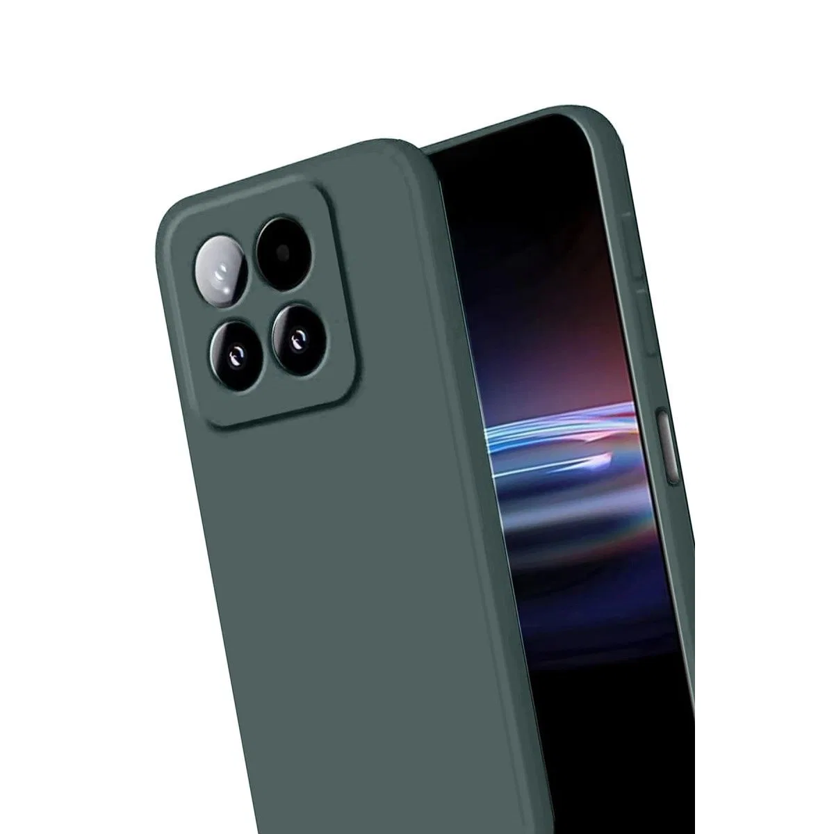 Xiaomi Mi 15t First Silikon - Koyu Yeşil görsel 3