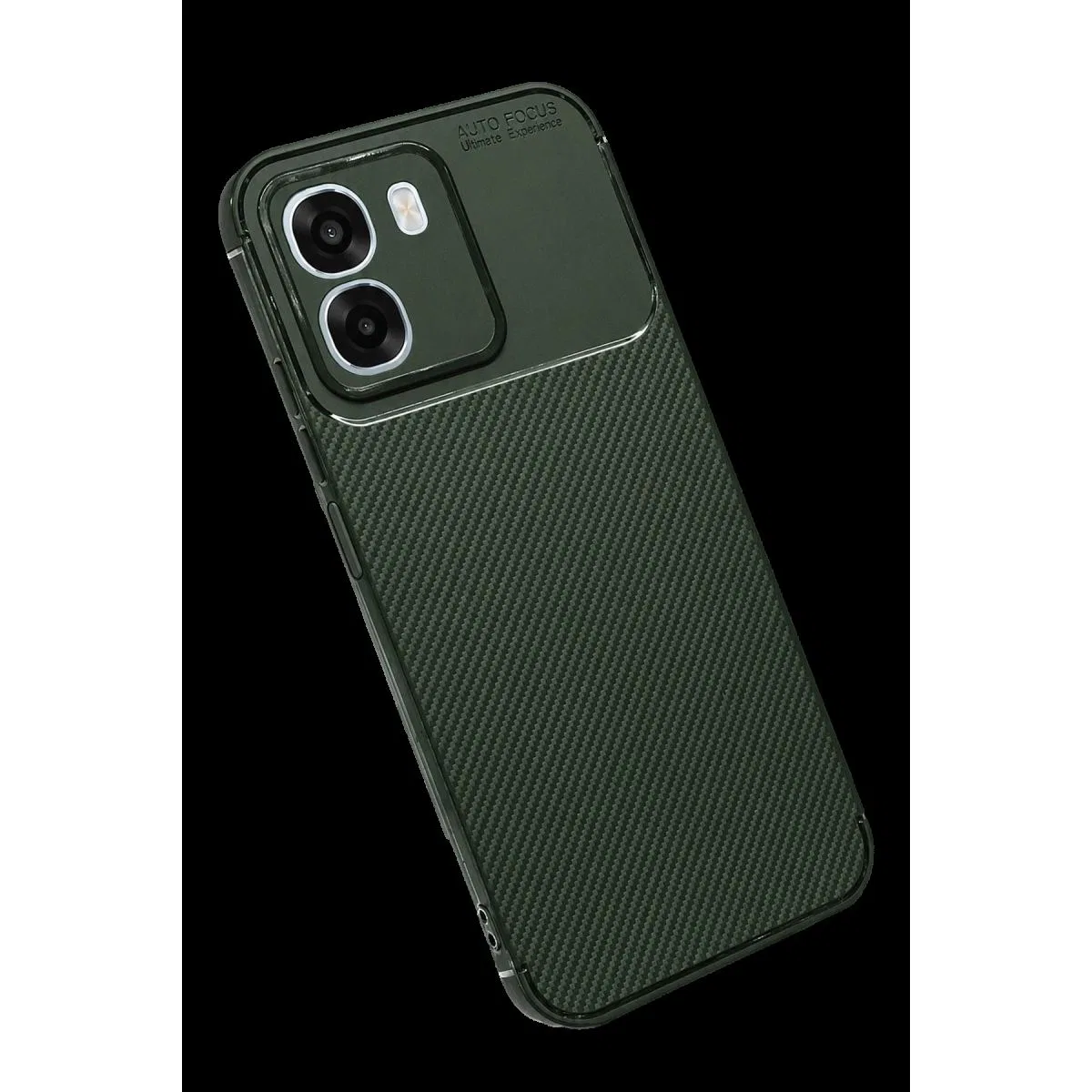 Oppo Oppo A6t 5g Auto Focus Karbon Kapak - Koyu Yeşil görsel 2