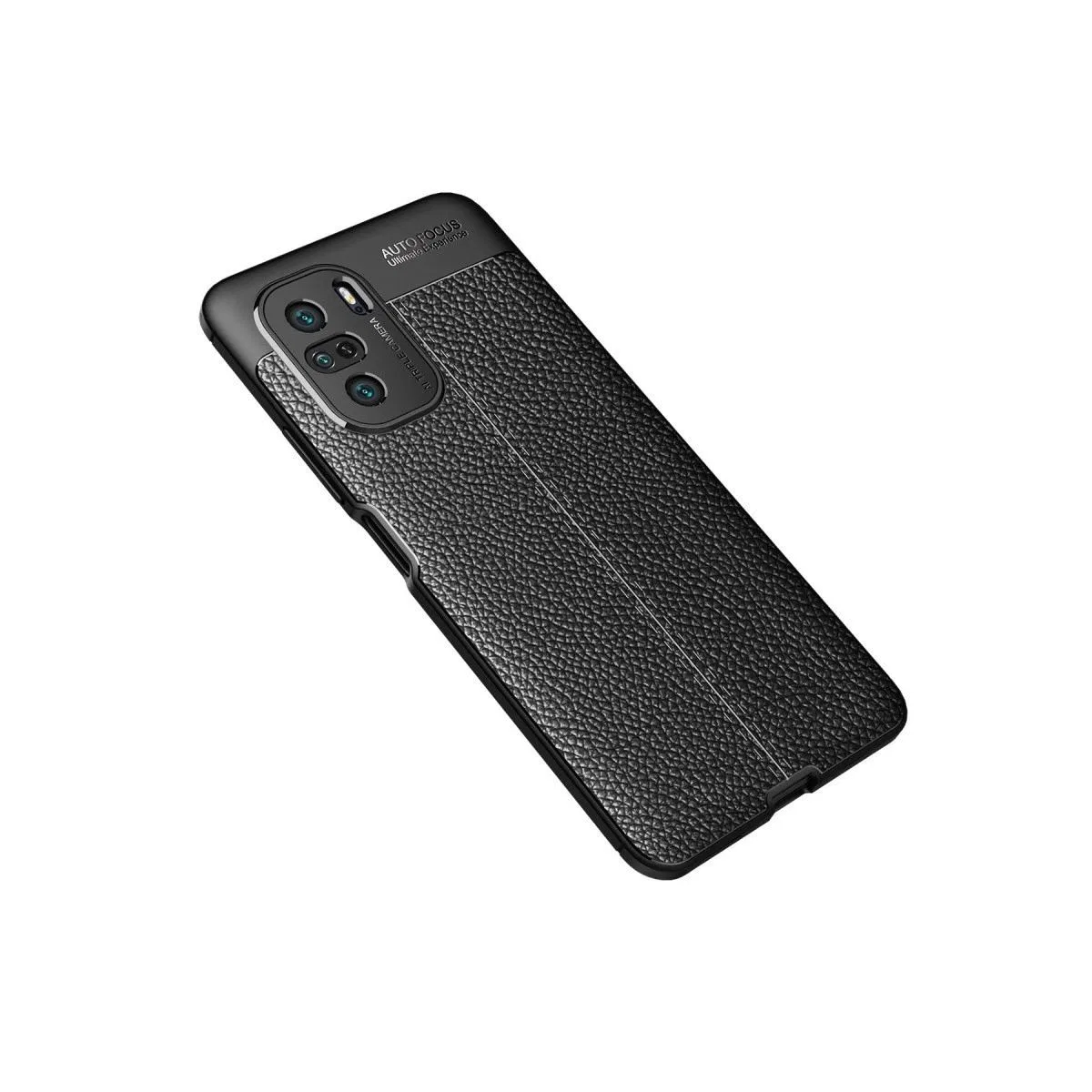 Xiaomi Poco F3 Kılıf Auto Focus Kapak - Siyah görsel 2