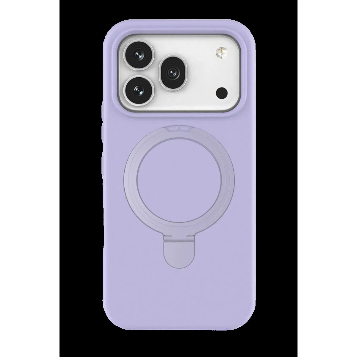 Huawei Honor 600 Pro Regal Magsafe Standlı Kapak - Lila görsel 3