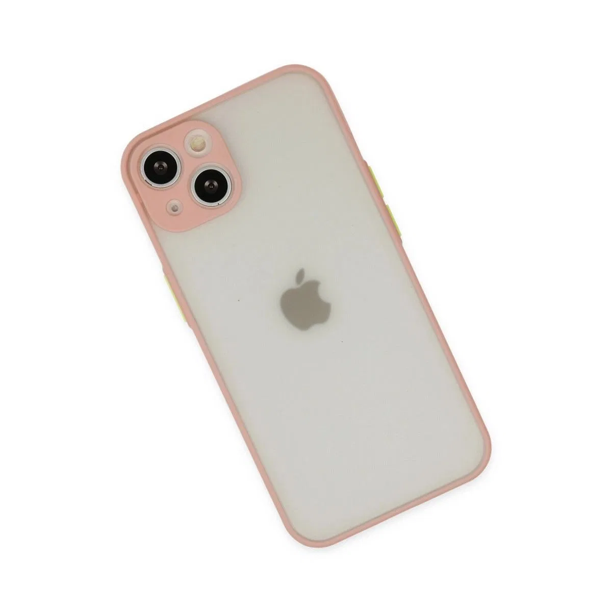 Apple İphone 14 Kılıf Montreal Silikon Kapak - Pembe görsel 3