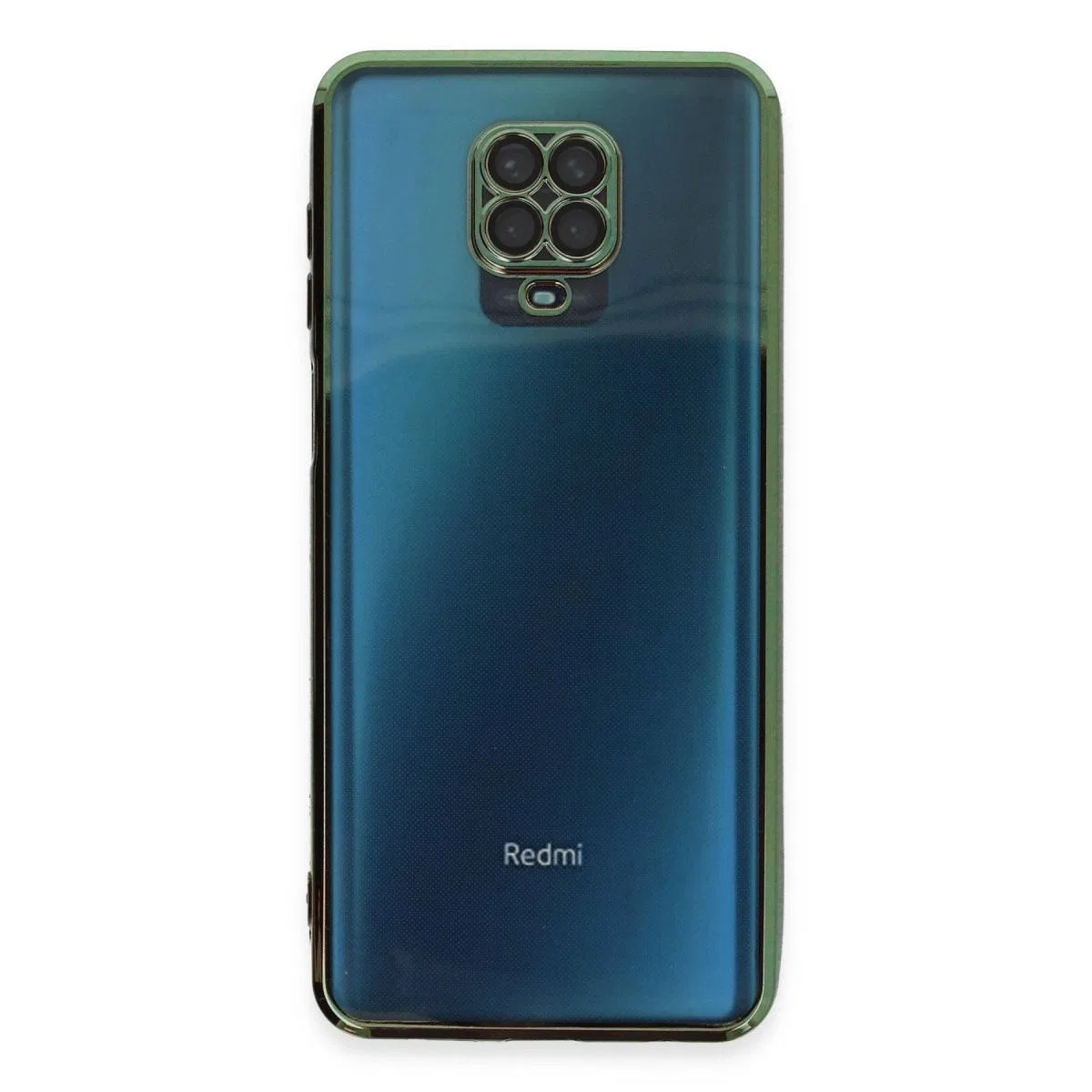 Xiaomi Redmi Note 9 Pro Kılıf Razer Lensli Silikon - Yeşil görsel 2