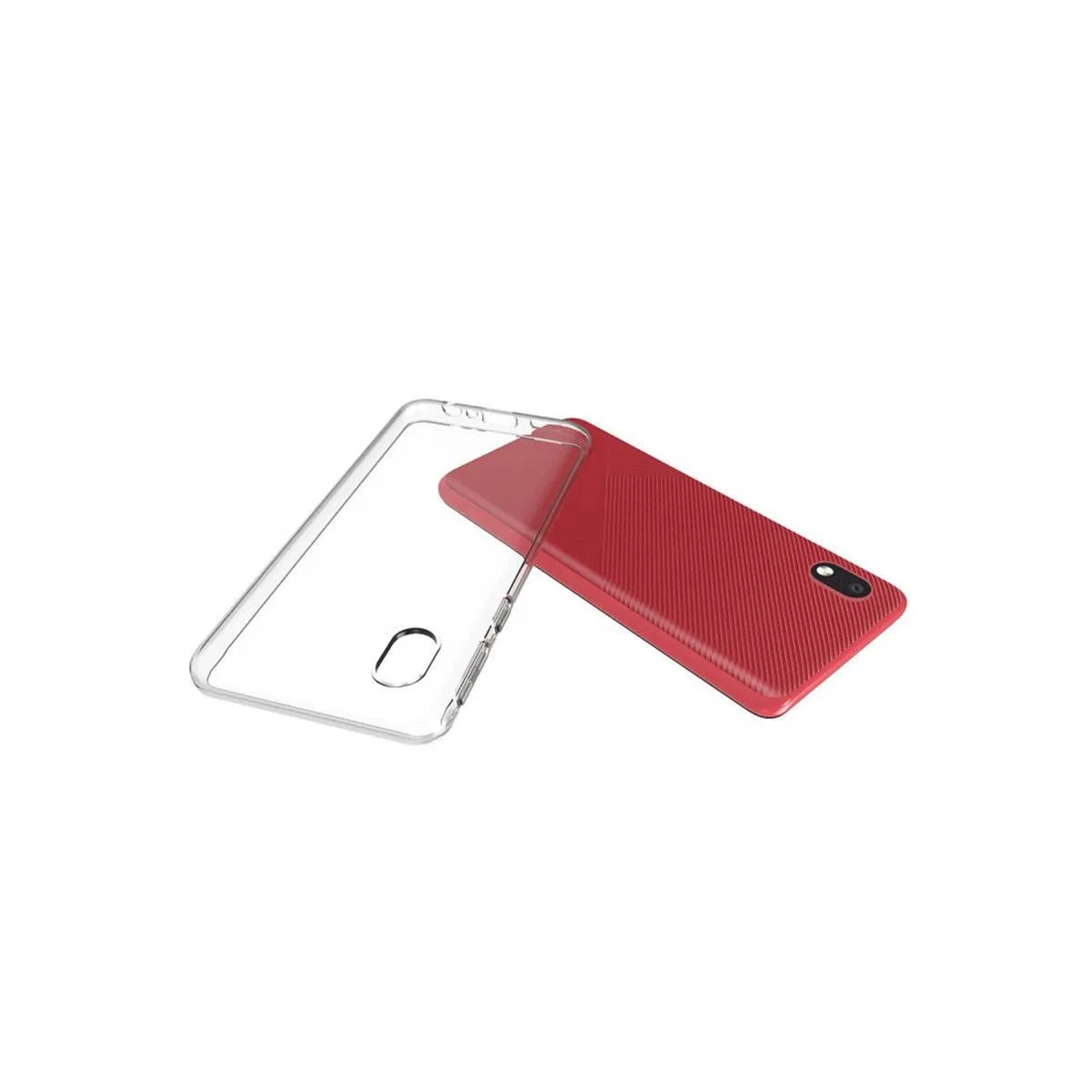 Samsung Galaxy A01 Core Kılıf Lüx Şeffaf Silikon görsel 2