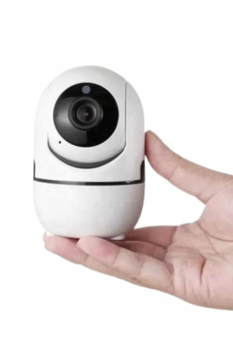 Baby Kamera Kablosuz 720P Beyaz 360 Derece Wifi Kamera Full HD 1080p görsel 4