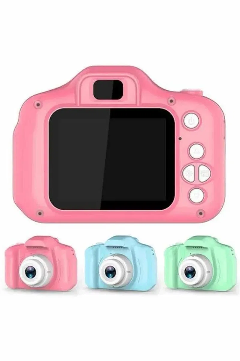 Dijital Fotoğraf Makinesi Çocuk Mini 1080p HD Kaliteli Renkli görsel 4