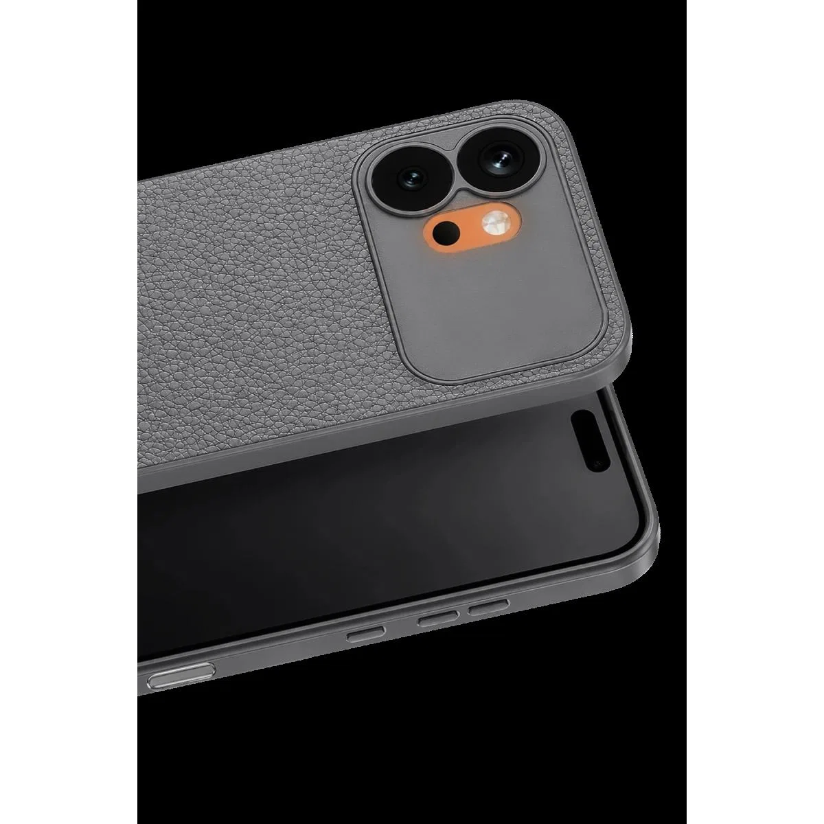 Huawei Honor 600 Thermax Silikon Kılıf - Gri görsel 2