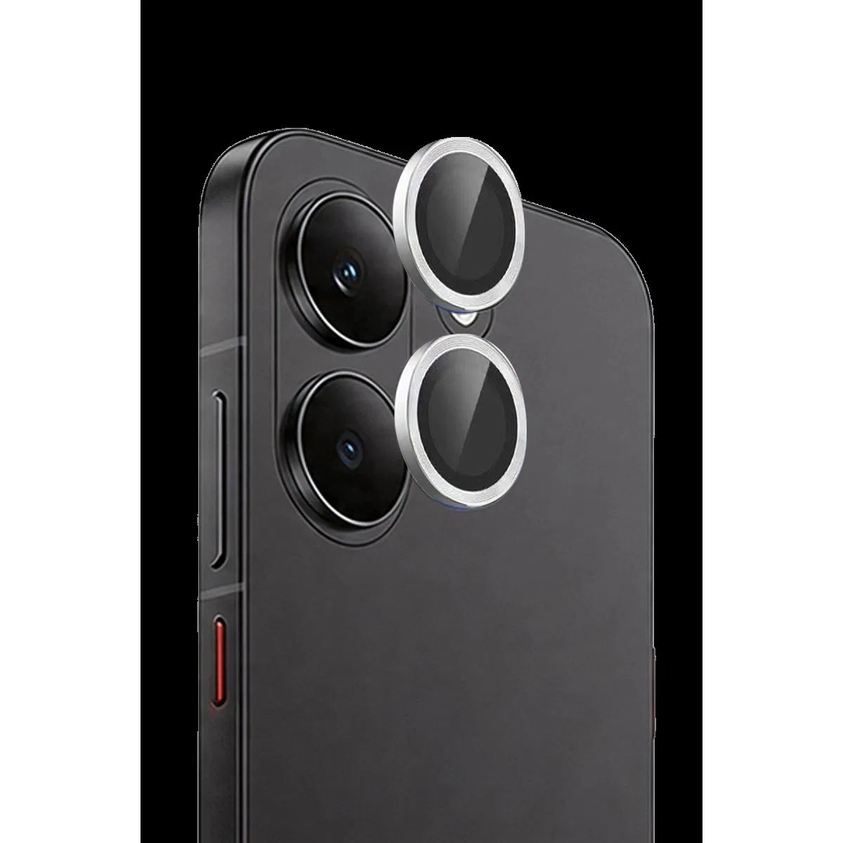Newface Xiaomi Poco X8 Pro Raze Metal Kamera Lens - Gümüş görsel 2