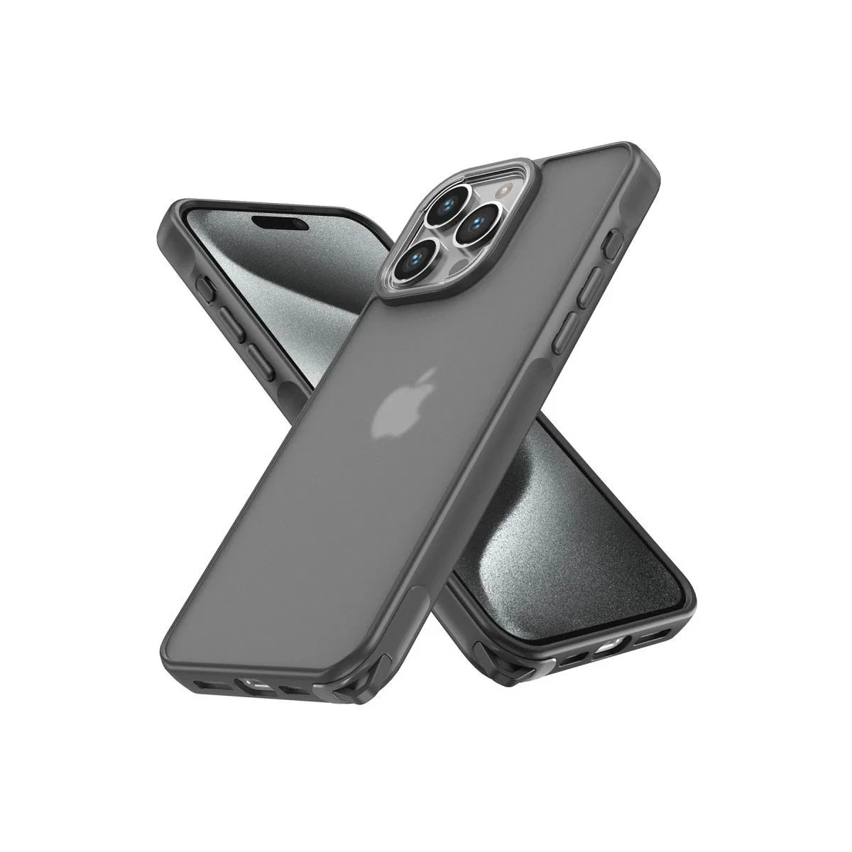 Apple İphone 13 Pro Max Kılıf Elegant Kapak - Titan Gri