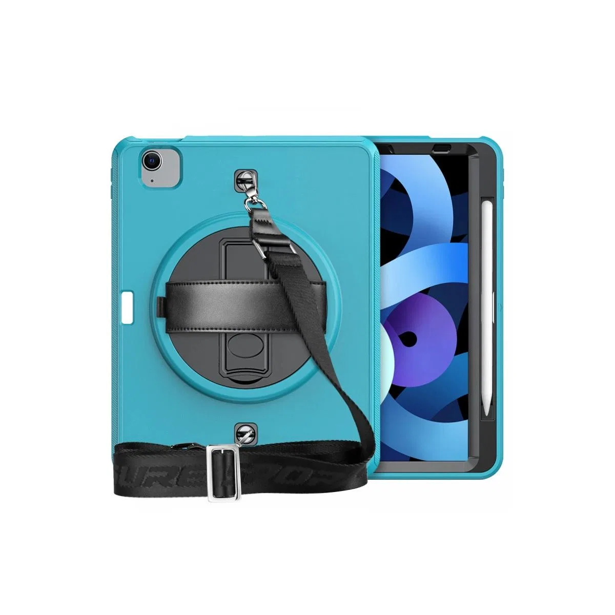 Apple İpad Pro 11 (2020) Kılıf Strap-c Otterbox Tablet Kapak - Mavi görsel 2