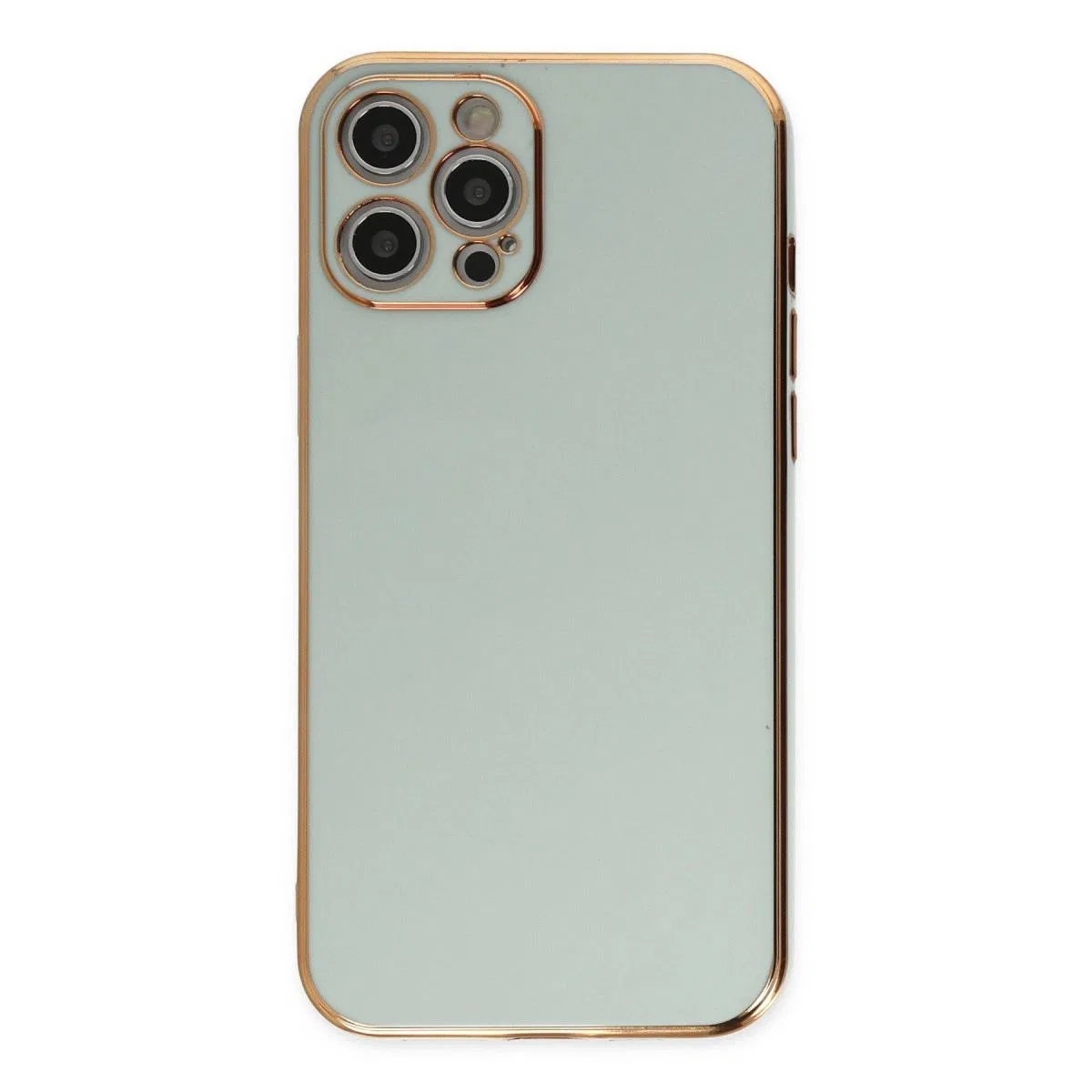 Apple İphone 12 Pro Kılıf Volet Silikon - Açık Yeşil görsel 2