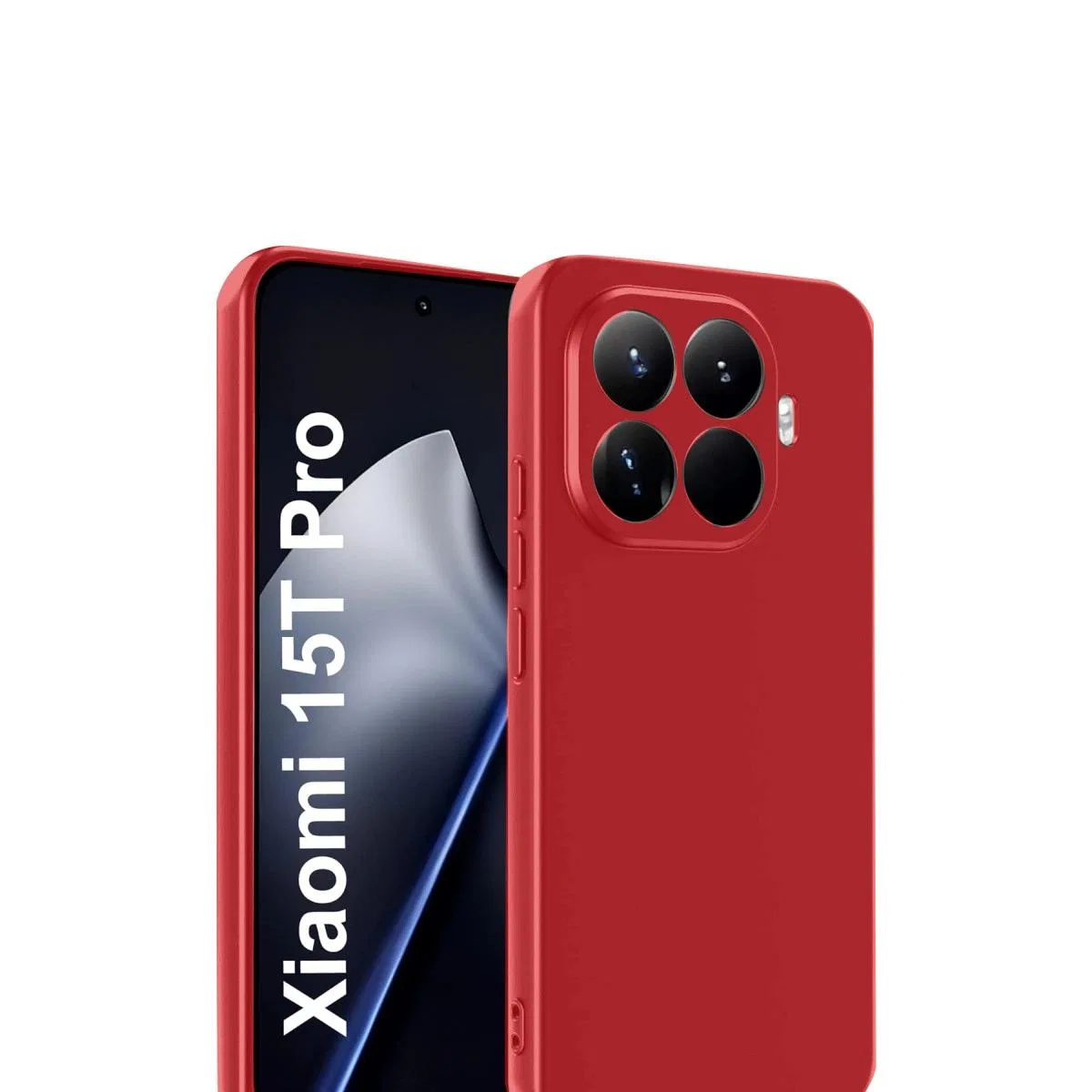 Xiaomi Mi 15t Pro First Silikon - Kırmızı görsel 2