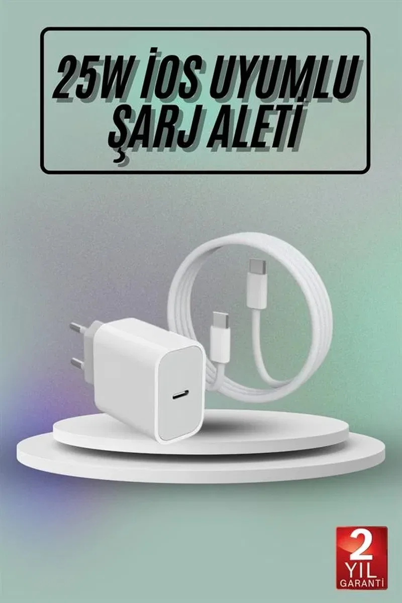 Hızlı Şarj Güç Adaptörü Şarj Aleti İOS Uyumlu 15/Pro/Pro Max görsel 2