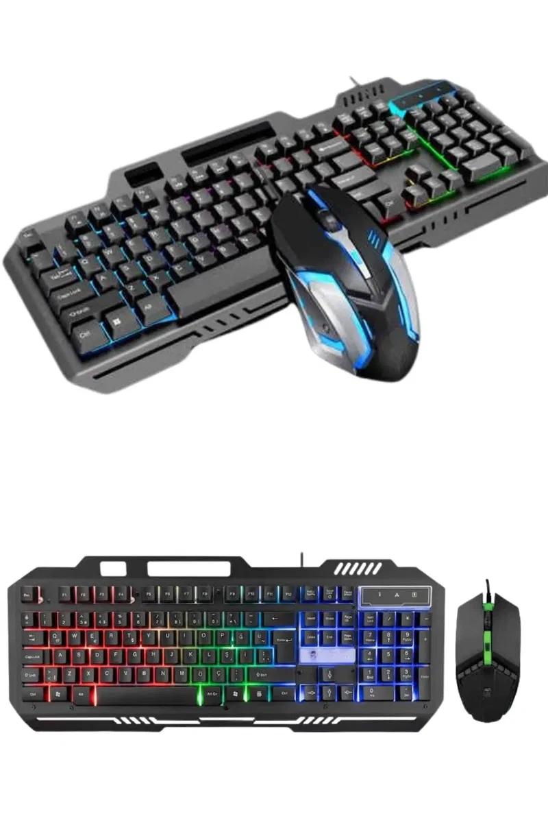 Gaming Oyuncu Klavyesi Led Aydınlatmalı Mekanik Hisli görsel 2
