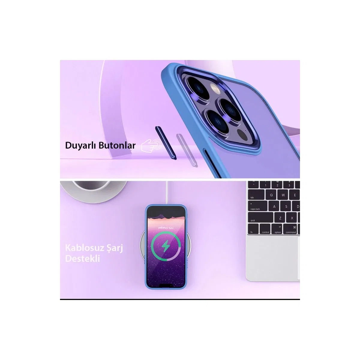 Apple İphone 13 Pro Max Kılıf Power Silikon - Koyu Yeşil görsel 4