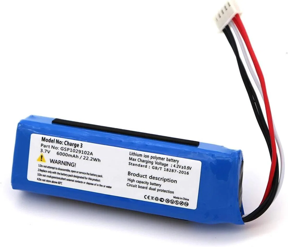 Sertec Jbl Charge 3 Uyumlu 3. 7v 6000 Mah Soketli Batarya