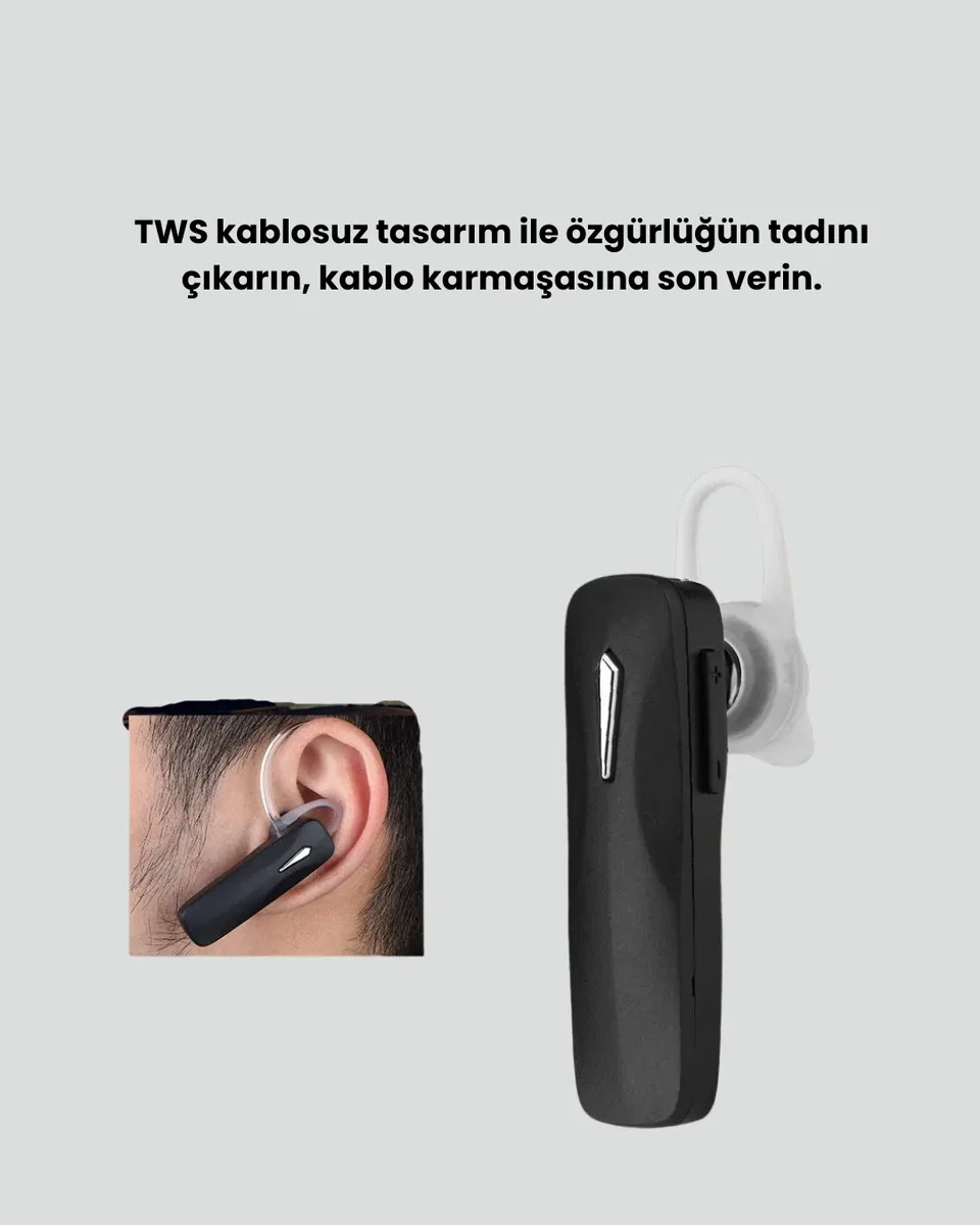 Bluetooth 4. 1 Kablosuz Tekli Kulaklık | Mini ve Hafif Tasarım görsel 2
