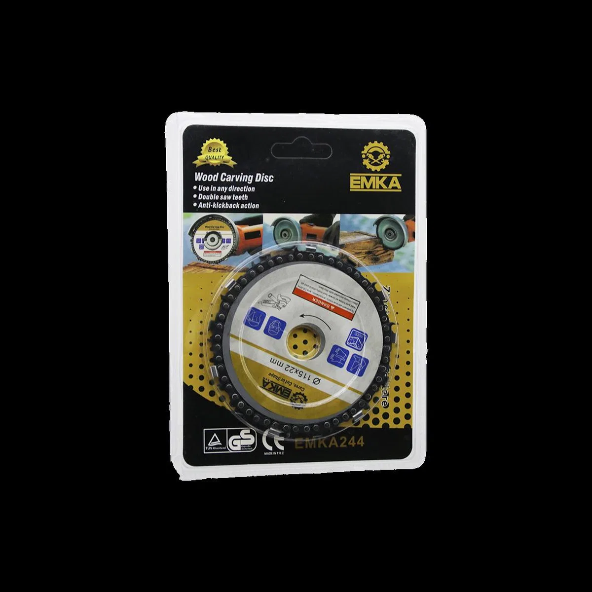 Ahşap Oyma Testere Diski 115x22 mm (Zincirli) görsel 2