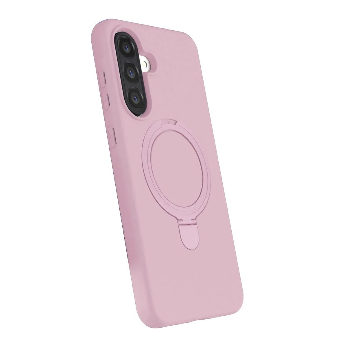 Samsung Galaxy A56 Regal Magsafe Standlı Kapak - Açık Pembe görsel 3