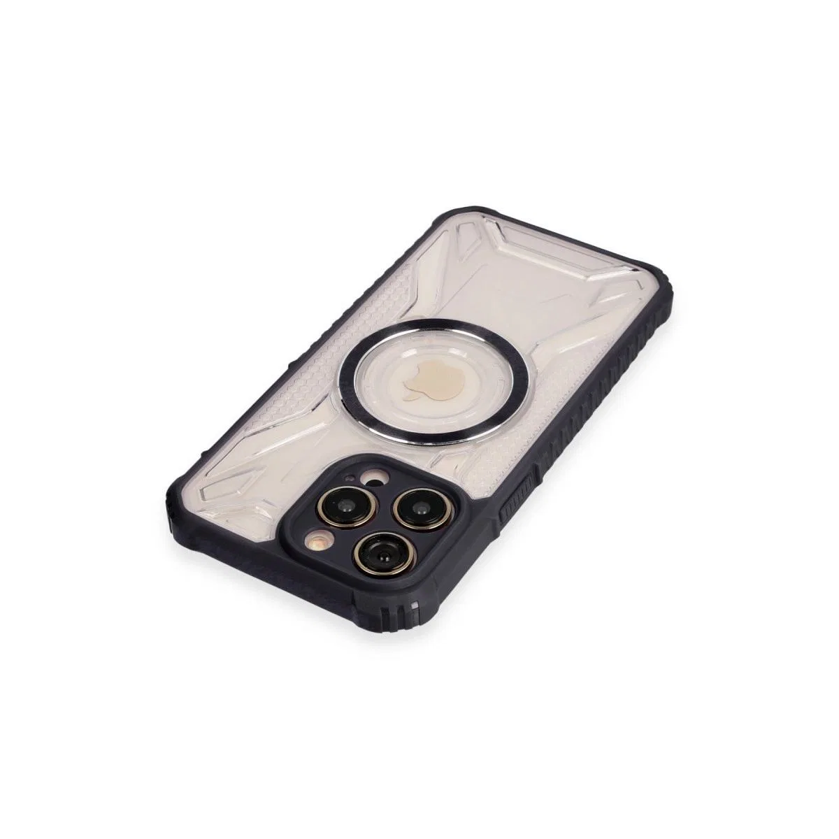 Apple İphone 13 Pro Kılıf Prag Magneticsafe Kapak - Siyah görsel 3