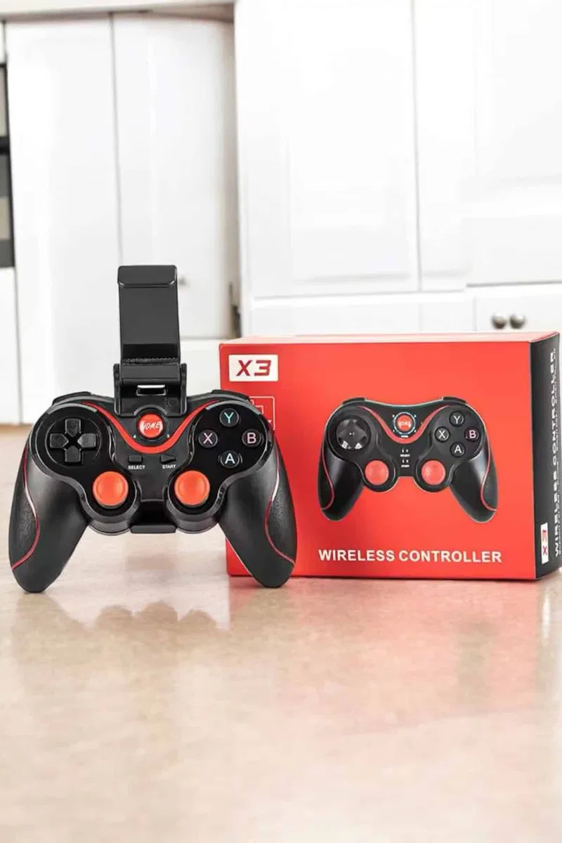Game Stick Android Uyumlu Gamepad X3 Standlı Oyun Kolu Bluetooth Bağlantılı görsel 5