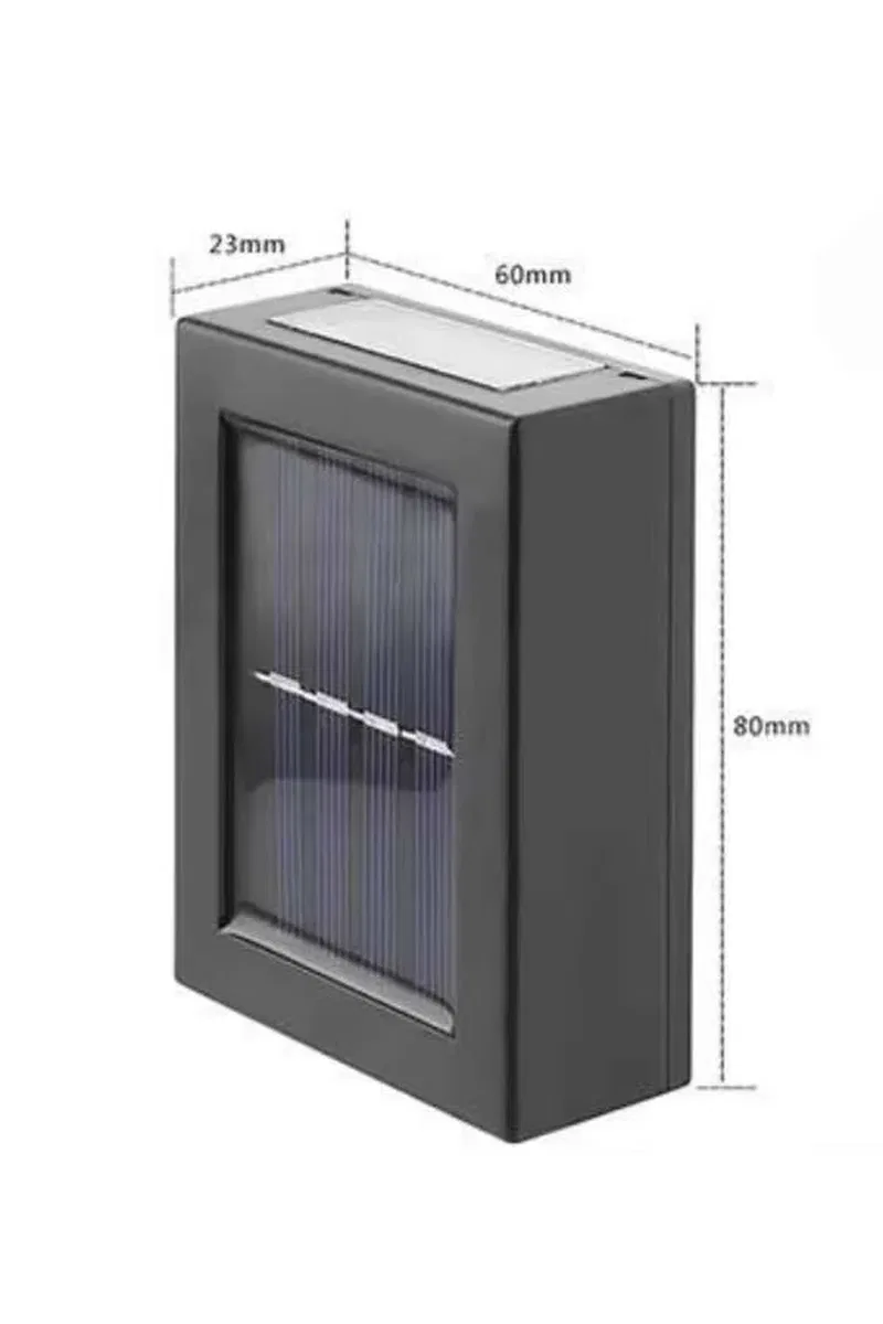 Yeni Model Solar Çift Taraflı Duvar Lambası Dekoratif Duvar Lambası görsel 4
