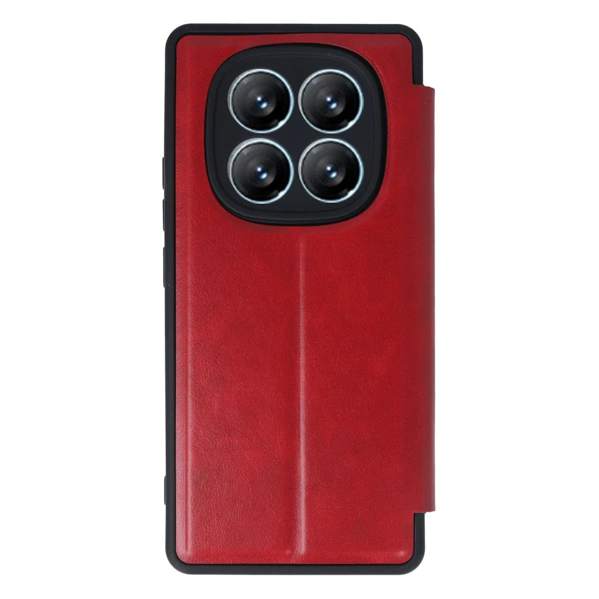 Xiaomi Redmi Note 14 Pro 4g Kılıf Flip Cover - Kırmızı görsel 2