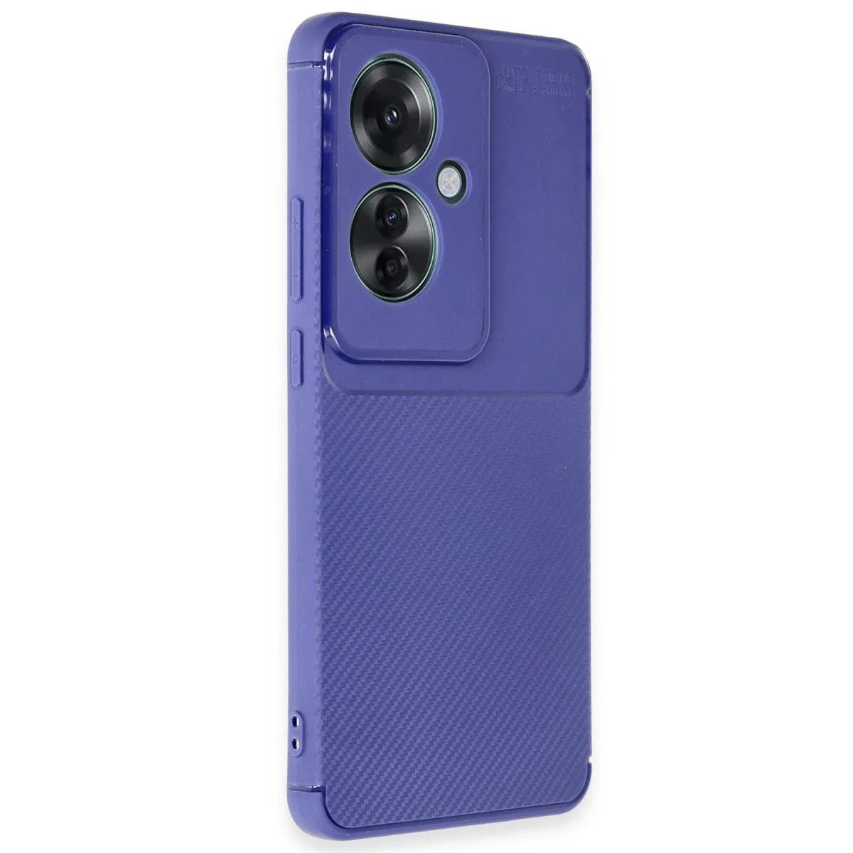 Oppo Reno 11f Kılıf Auto Focus Karbon Kapak - Lacivert görsel 2