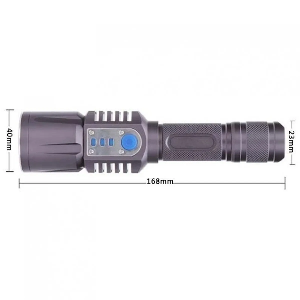 Baretta Brs18 Oto Şarjlı T6 Led 3000 Lümen El Feneri görsel 2