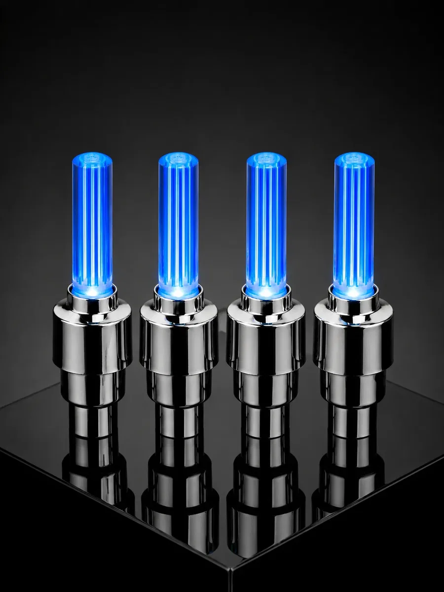 4'lü Araç Sibop LED Işığı Otomatik Açılan Lastik Işığı Seti görsel 5