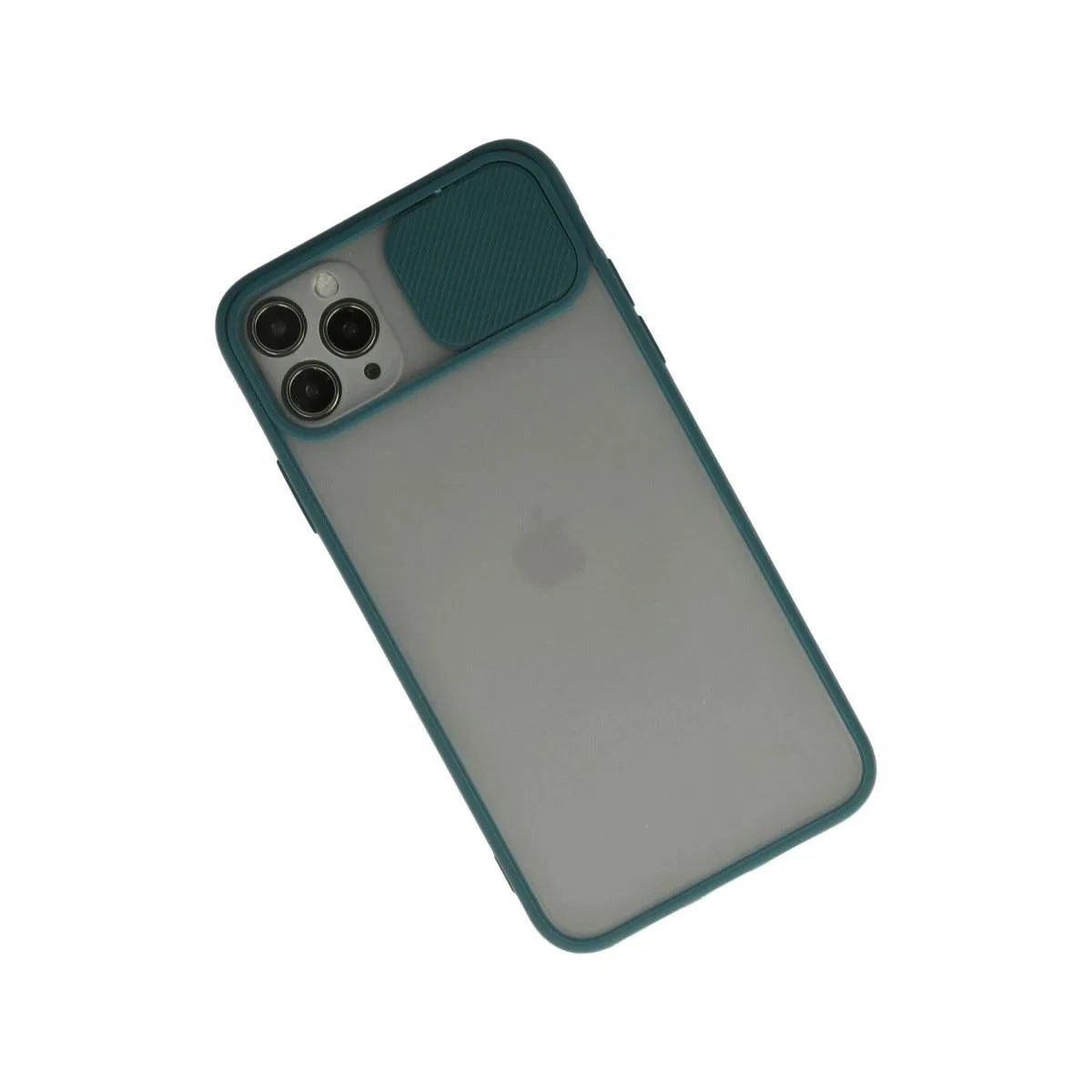Apple İphone 11 Pro Kılıf Palm Buzlu Kamera Sürgülü Silikon - Yeşil görsel 2