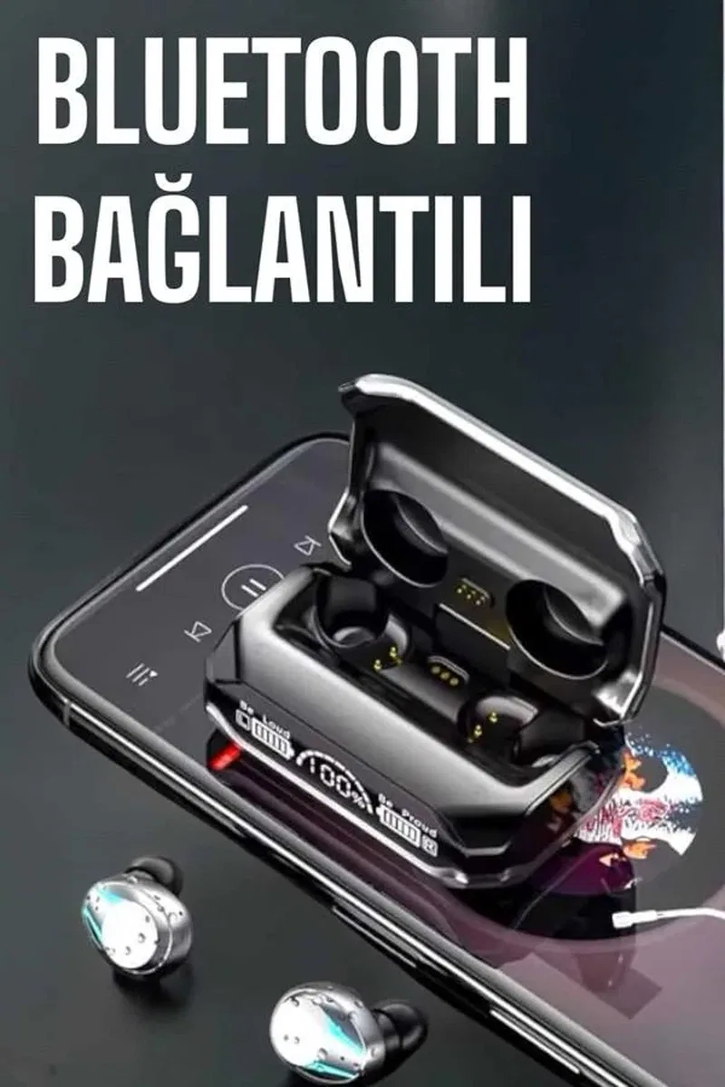 Yeni Nesil Kablosuz Bluetooth Kulaklık Dijital Göstergeli 5. 3 Bluetooth görsel 3
