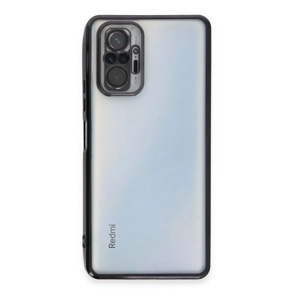 Xiaomi Redmi Note 10 Pro Kılıf Razer Lensli Silikon - Siyah görsel 2
