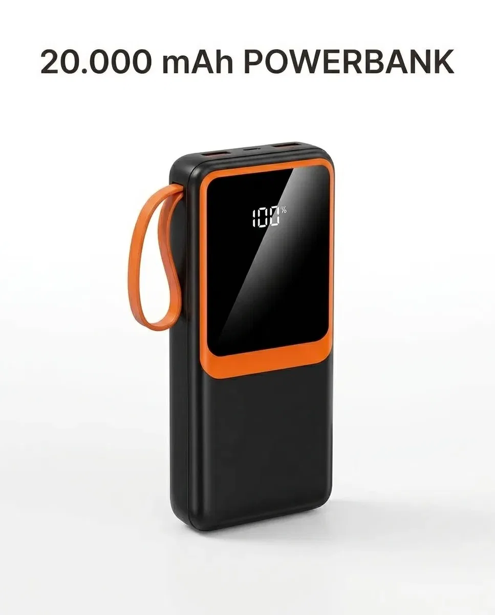 20000 mAh Yüksek Kapasiteli Powerbank görsel 3