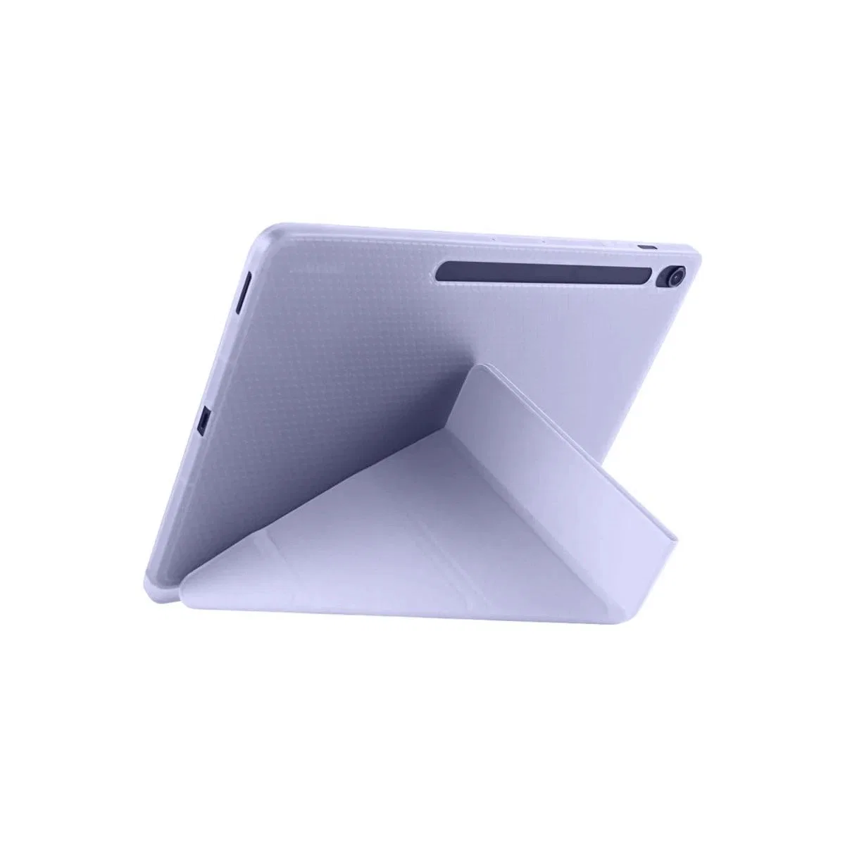 Apple İpad Pro 11 (2024) Kılıf Kalemlikli Hugo Tablet Kılıfı - Lila görsel 2