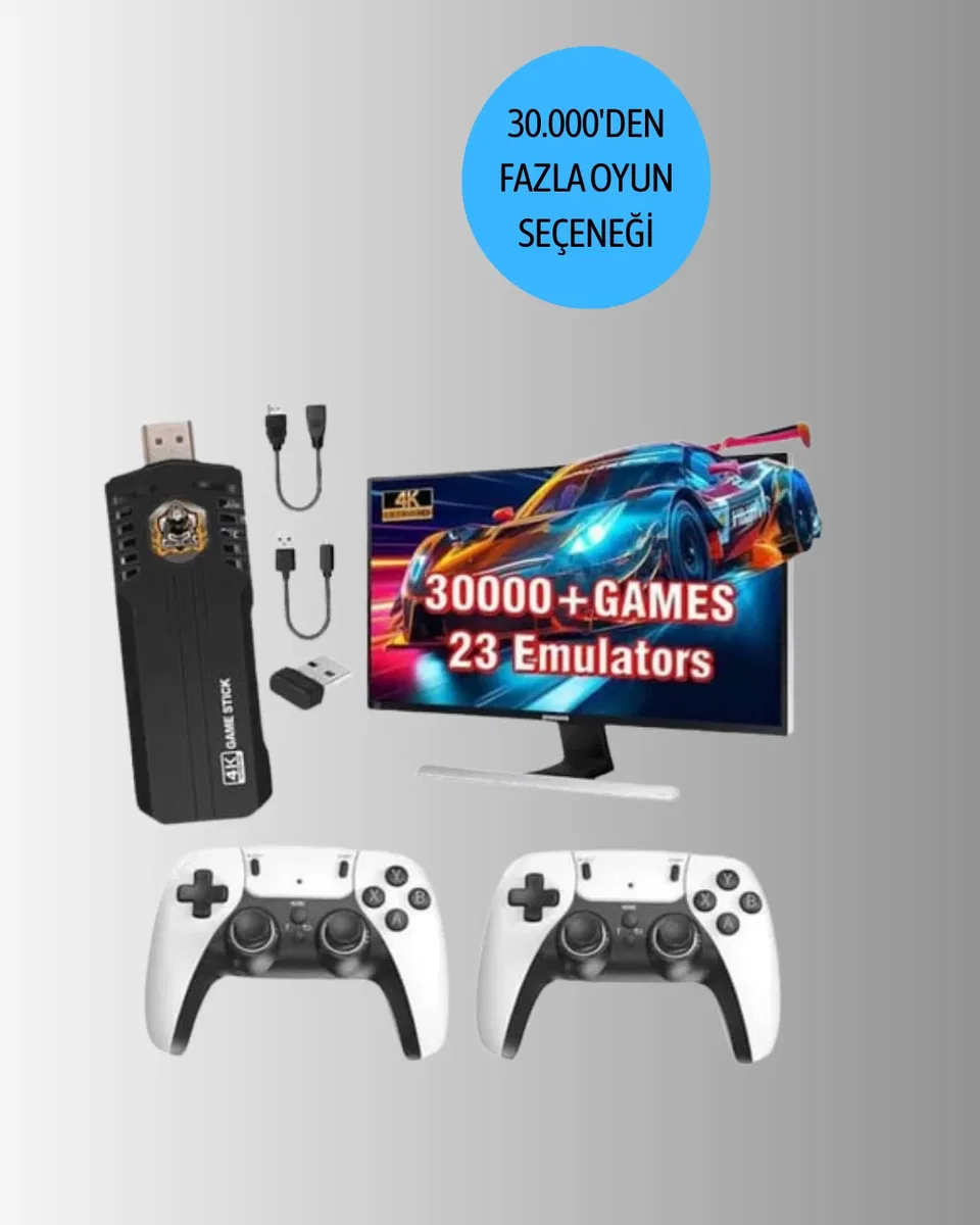 Çoklu Oyun Seçenekli TV Bağlantılı Oyun Konsolu görsel 5