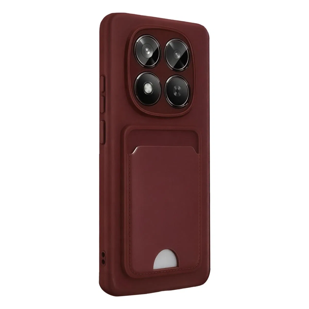 Xiaomi Redmi Note 15 Pro 5g Kelvin Kartvizitli Silikon - Bordo görsel 3