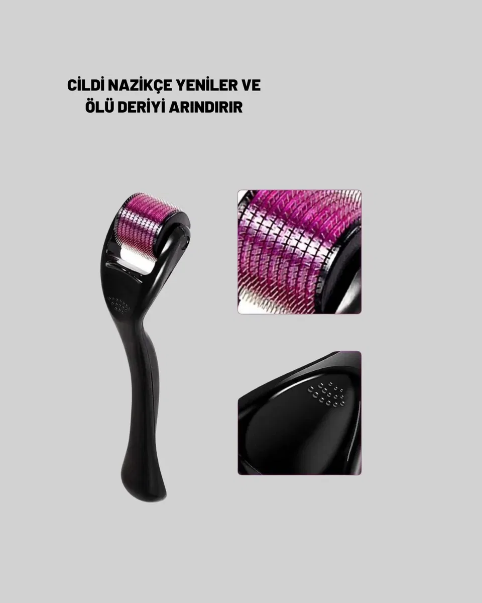 Titanyum İğneli Derma Roller – Evde Cilt Bakımı İçin Uygun görsel 5