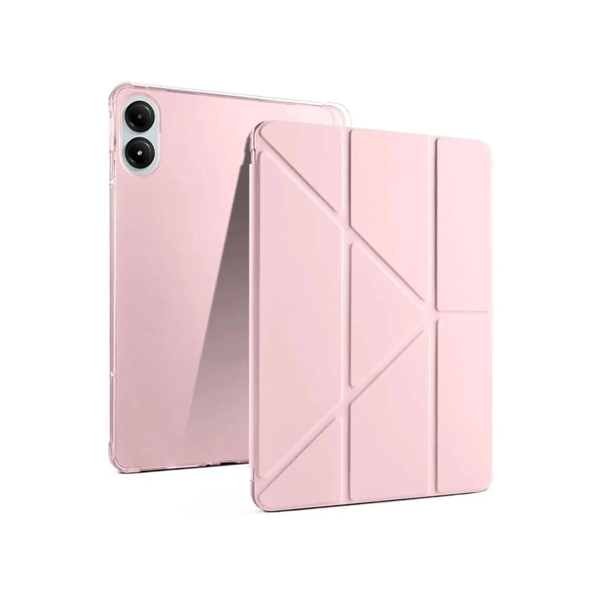 Xiaomi Redmi Pad Pro 12. 1 Kılıf Kalemlikli Mars Tablet Kılıfı - Rose Gold