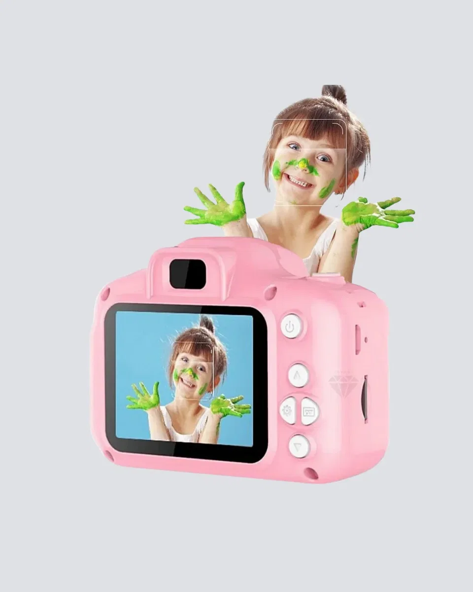 Çocuklar İçin Mini Fotoğraf Makinesi 8MP 1080P Video ve Darbeye Dayanıklı görsel 5