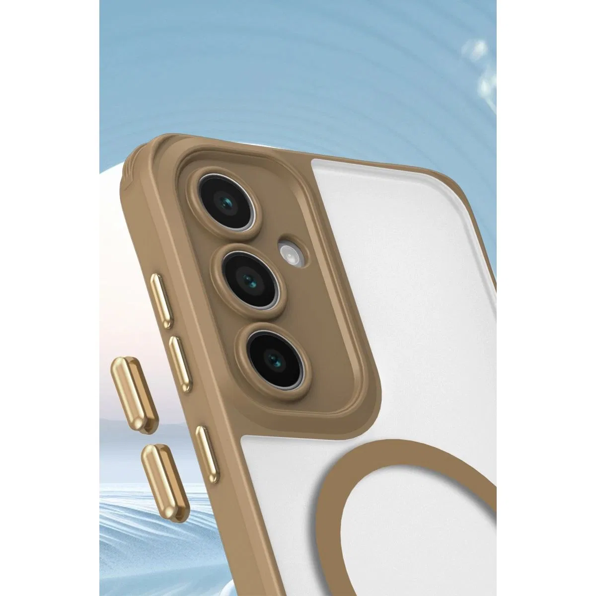 Samsung Galaxy S23 Plus Kılıf Enka Magsafe Silikon Kılıf - Siyah görsel 2