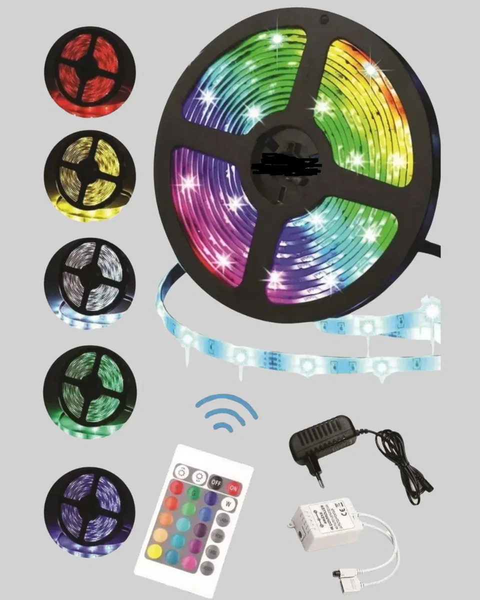 Enerji Tasarruflu RGB Şerit LED 5 Metre görsel 2